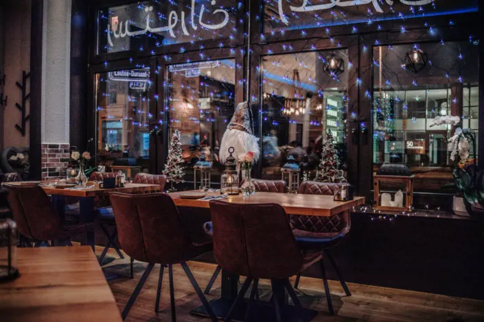 Weihnachtsfeier im Restaurant Safran