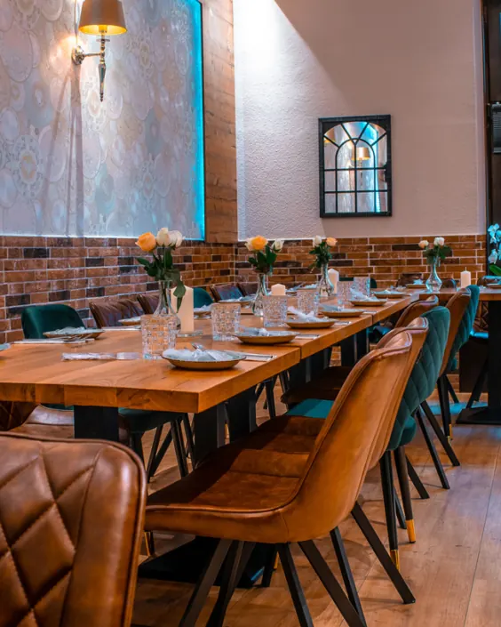 Eventbestuhlung im Restaurant Safran